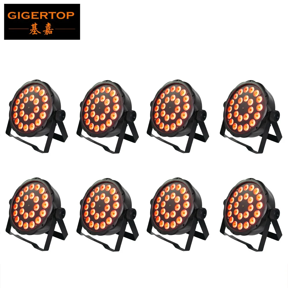 8xlot American DJ Mega TriPar Profile RGB смешивание цветов тонкий светодиодный светильник Par Can