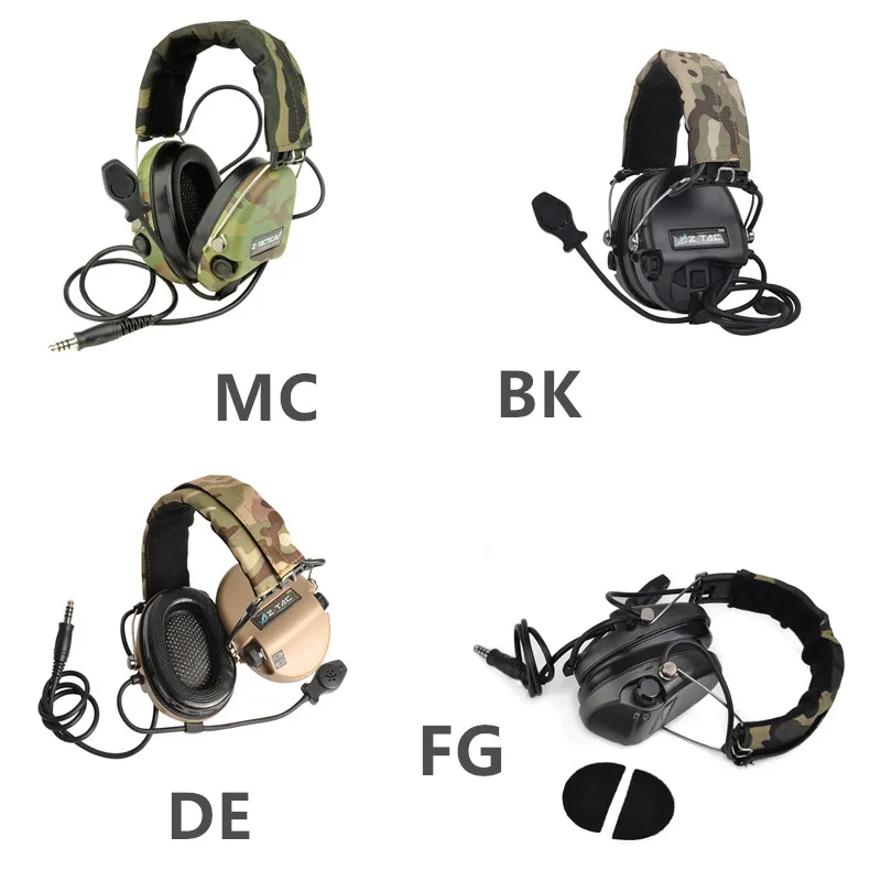 Element ZTAC Z111 Thoradin Pickup Noise Reduction Headset Intercom Headset Army Fan Msa Tactical Headset CS 5