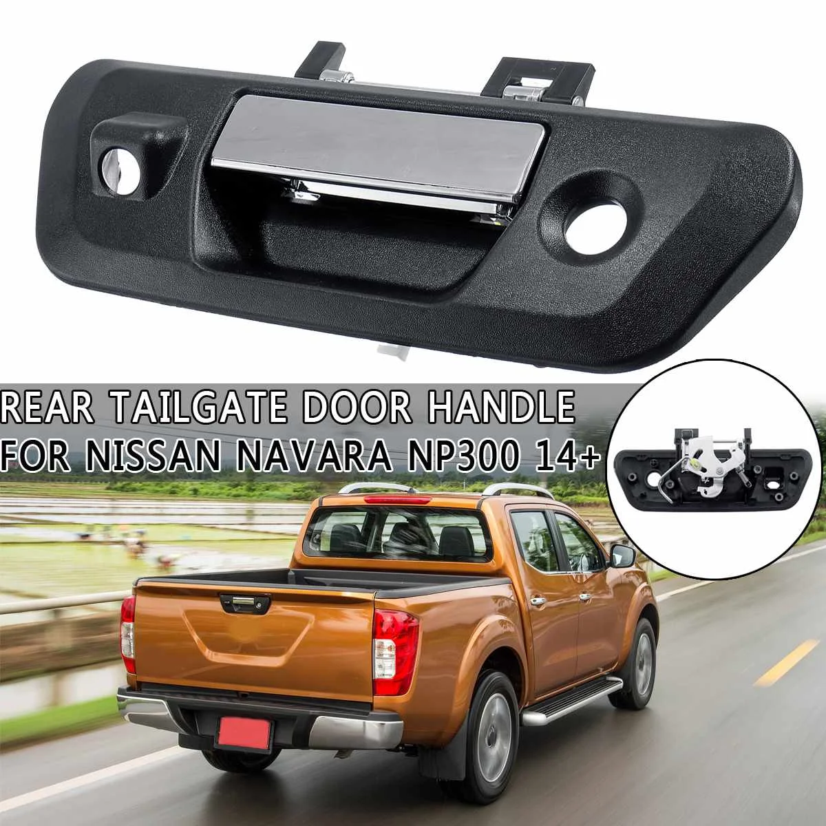 Door Handle Cover Trim Chrome Fits Nissan NP300 Navara D23 Pickup 2014-2017