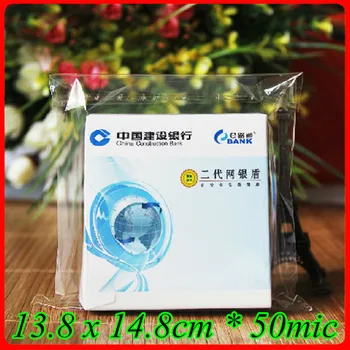 

1000pcs/lot 13.8 x 14.8cm*50mic Self Adhensive Seal Plastic Packaging Bag,Clear OPP Poly Bag,Transparent OPP Clothes Packaging