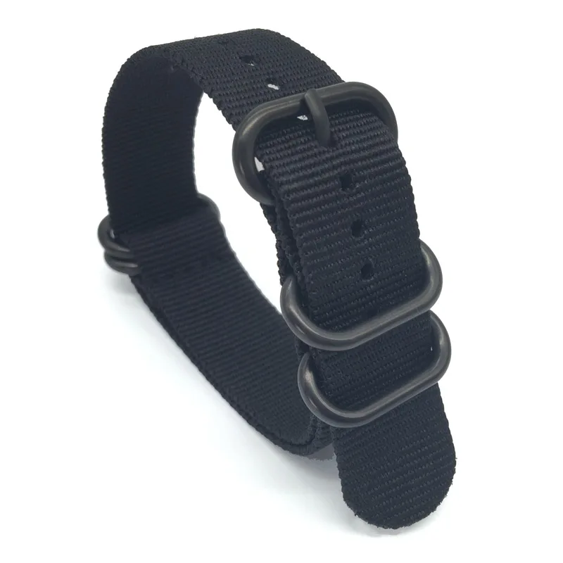 

Nylon Watch Band 24mm Luxury Nylon Strap 5 Ring Watch Replacement Band For Garmin Fenix 3 Black/Green 2017 Hot Sale Fashion