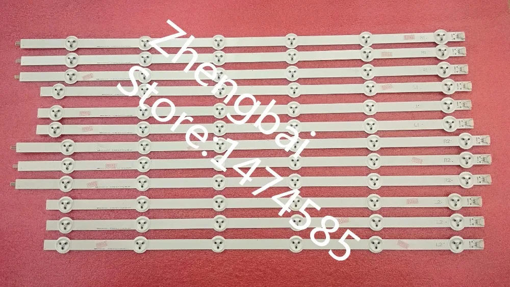 1 комплект = 12 шт. Светодиодная лента LC550DUN 55 &quotROW2.1 Rev 0 R1 Type c подержанные детали|led