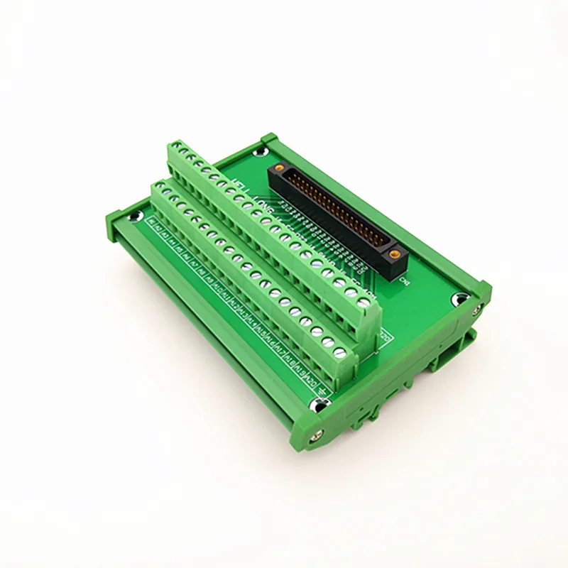 DIN рейка крепление FCN40P PLC интерфейс модуль мужская верхняя переходная плата, клеммный блок, разъем FCN-364P040-AU