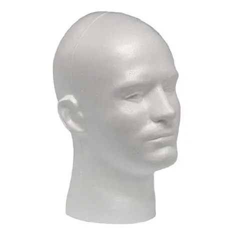 Black/White Styrofoam Foam Mannequin Manikin Head Stand Model Glasses Display