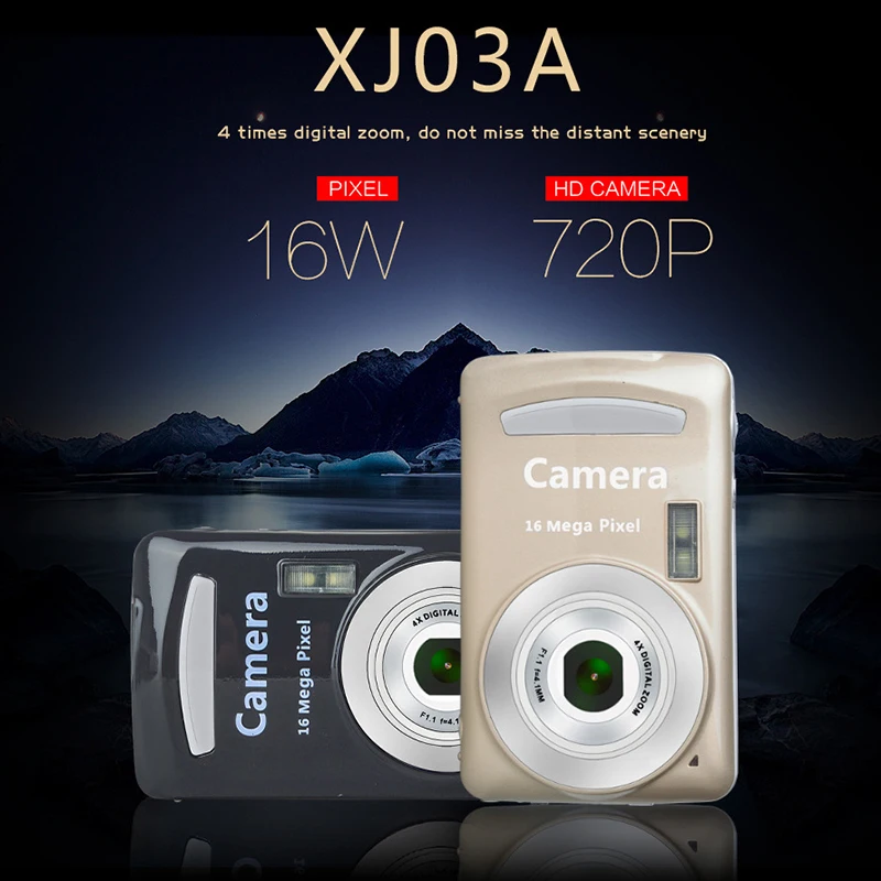 2 4 дюймов 16MP 720P Мини LSR Cam цифровой Камера для детей Детская стильная футболка с