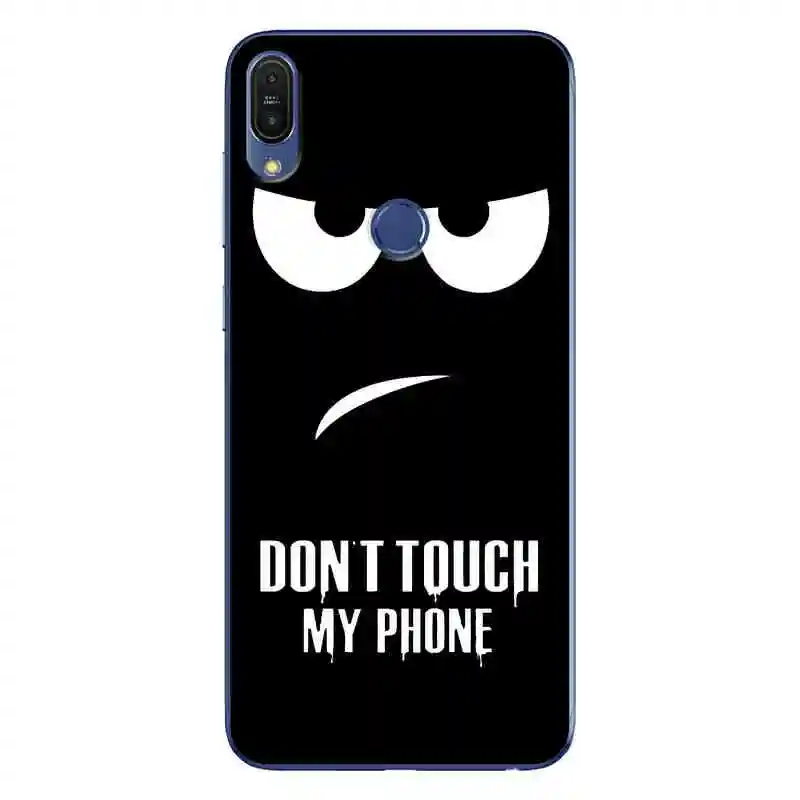 Чехол с принтом подставкой откидной крышкой для мобильного телефона Asus ZenFone Max Pro