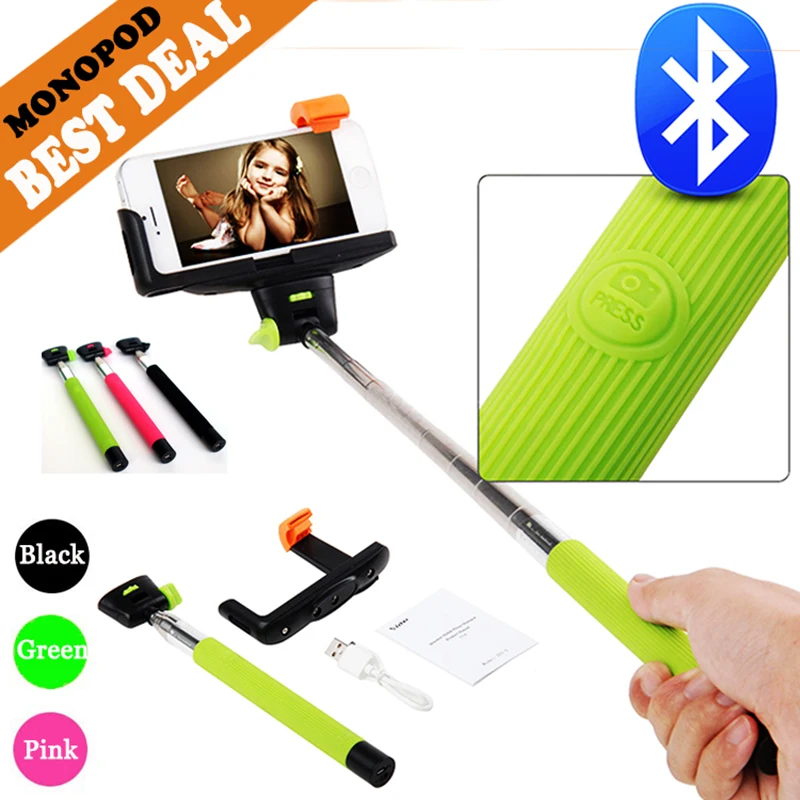 

Wireless Bluetooth Mobile Phone Monopod Selfie Stick Tripod Handheld Monopod For Android IOS Smart Phone