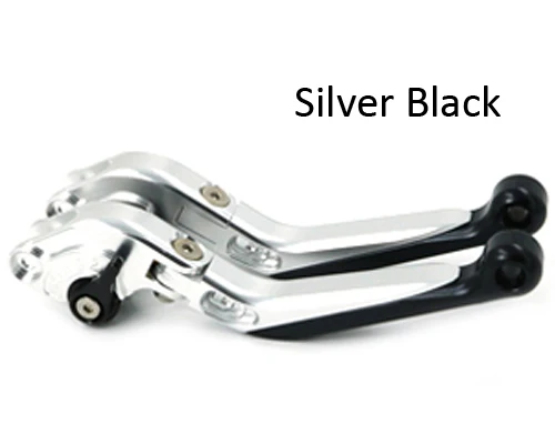 Silver Black Для YAMAHA XSR700 XSR900 XSR 700/900- мотоциклетные Складные Выдвижные регулируемые тормоза рычаги сцепления с логотипом CNC - Цвет: Silver Black