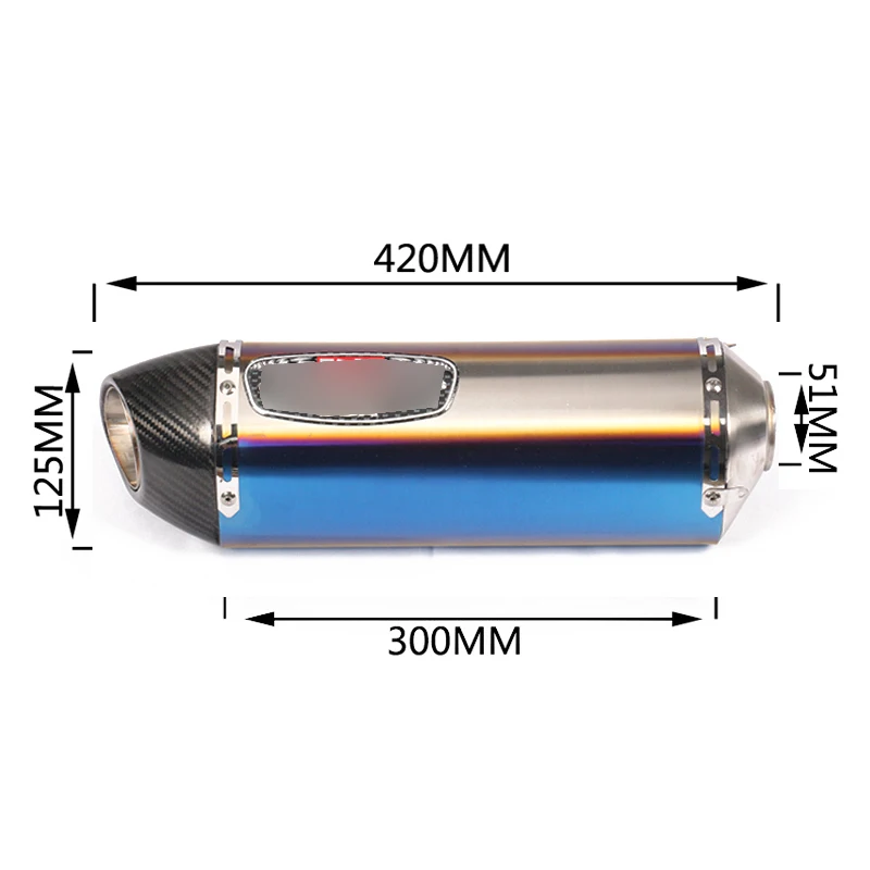 Версия США для 2008-2011 2013- Honda CBR1000RR выхлопная труба мотоцикла Mid Link Pipe slip on 51 мм хвост Escape No DB Killer