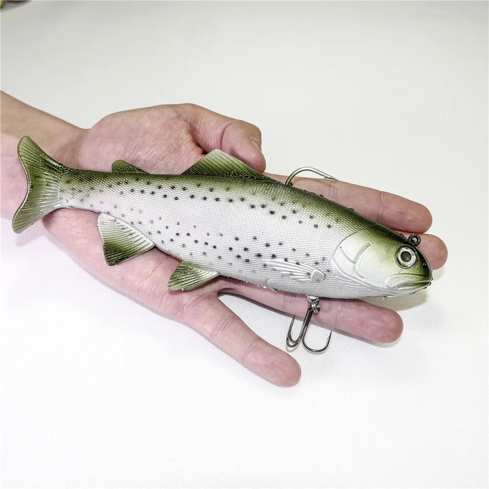 

Le-Fish 130mm 20g Soft Fishing Lure Sea Boat Fishing Artificial Baits Deep Sea Soft Lead Big Fish Bass Bait Isca Artificial Lure