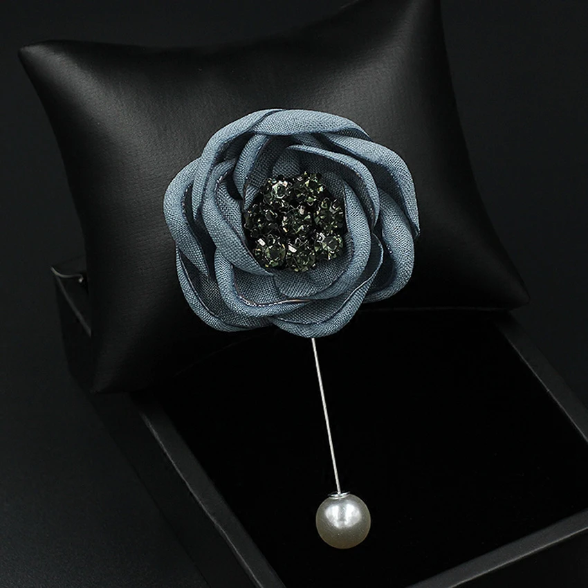 

New Flower Brooches sweater pin decorate Fashion cotton linen Brooch Pins for Women wedding dress jewelry Clothing accessories