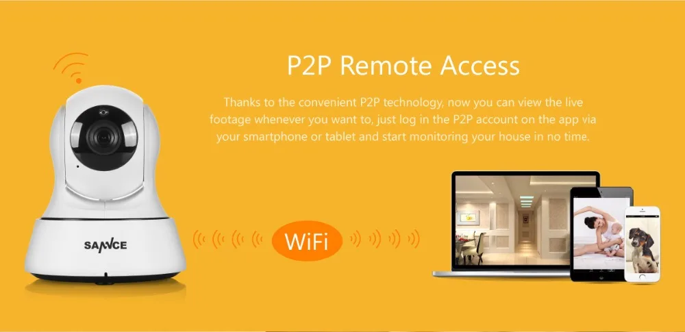 Smart Wireless 720P PTZ Camera