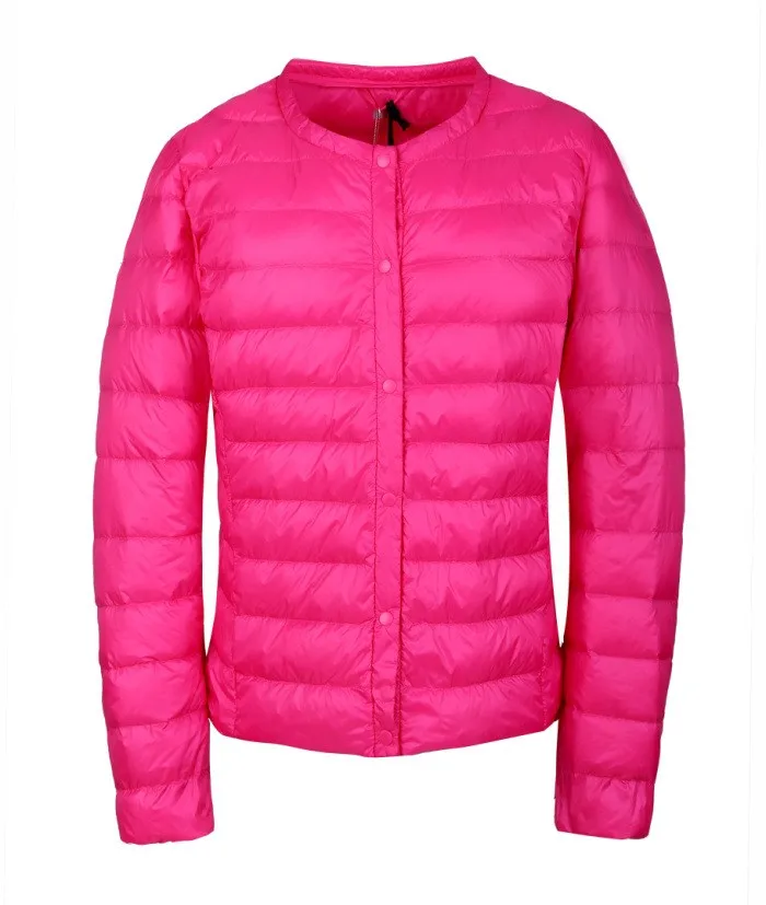 NewBang Brand dół płaszcz żeński ultra lekki dół kurtki kobiety cienkie Slim wiatrówka bez kołnierza płaszcz lekki ciepły Parkas -
