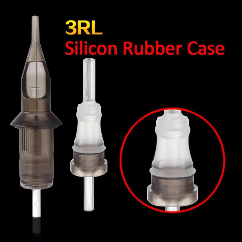 20PCS 3RL Eyebrow Tattoo Needle Cartridge W/ RoHS Disposable EO Sterile Single Package 316L