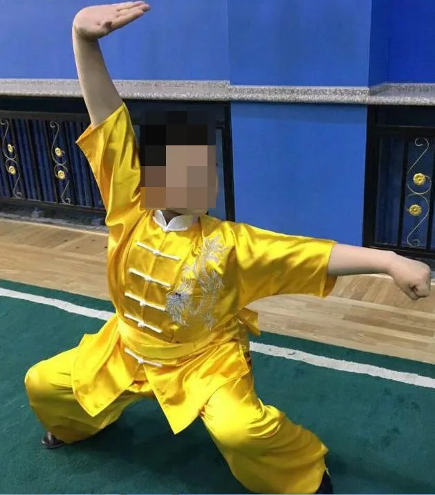 Wushu костюмы унисекс для взрослых и детей одежда кунг фу вышитый дракон changquan