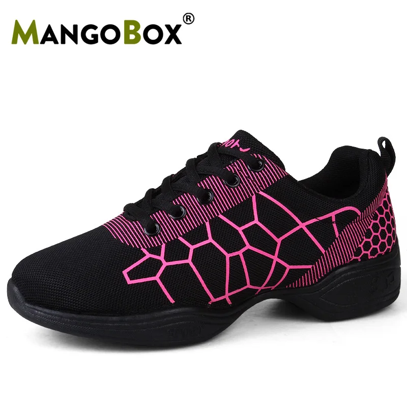 

Mangobox Women Dance Ballroom Shoes Mesh Cheap Girls Gym Dance Shoe Low Heel Women Dancing Trainers Designer Jazz Sneakers Woman