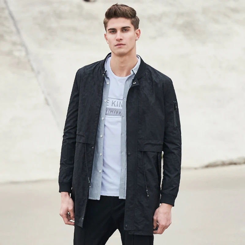 Пионерский лагерь Новинка 2017 года Прибытие Весна плащ брендовая мужская одежда