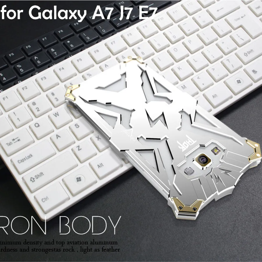 imágenes para Simon diseño de lujo metal armor thor ironman cubierta de aluminio shell cajas del teléfono de protección para samsung galaxy e7 j7 a7 a7000 imágenes para Simon diseño de lujo metal armor thor ironman cubierta de aluminio shell cajas del teléfono de protección para samsung galaxy e7 j7 a7 a7000