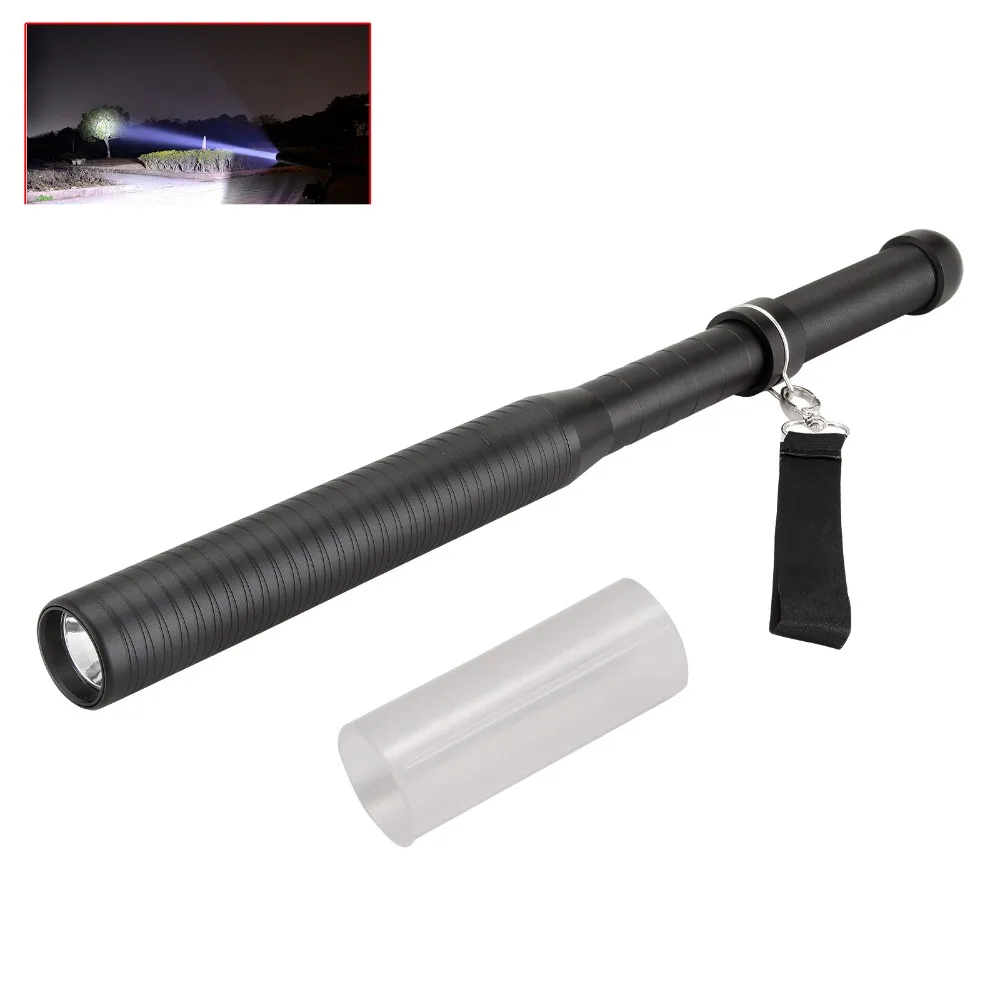 Real Rechargeable Cree Q5 Led Super Bright Baseball Flashlight self