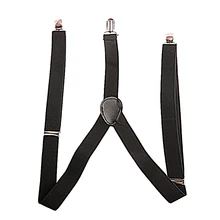 Модная эластичная подвеска Y-Back черные женские мужские Студенческие аксессуары на брюки для подтяжки, джинсовые брюки
