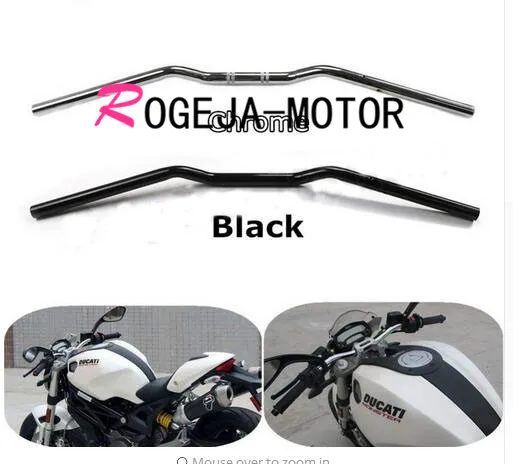 7/" 22 мм руль мотоцикла тяга штанги, колесо 29,5" для Ducati Monster 696 2008 2009 2010 2011 2012 2013 оригинальные модели велосипедов
