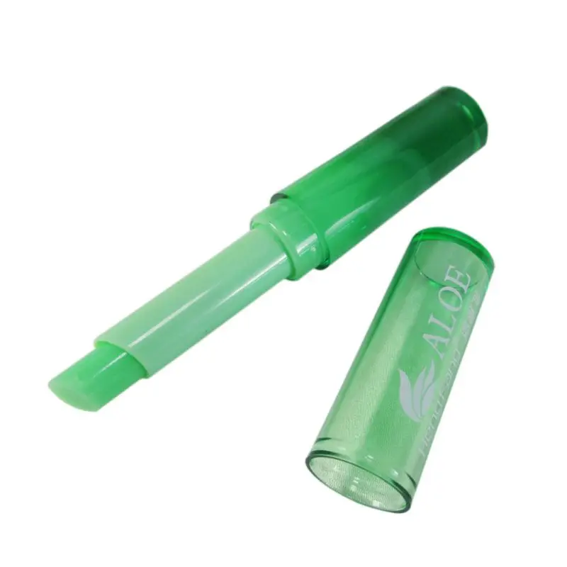 Waterproof Natural Aloe Vera Gel Nourishing Color Changing Lipstick Portable Facial Makeup Moisture Lipstick Lip Balm