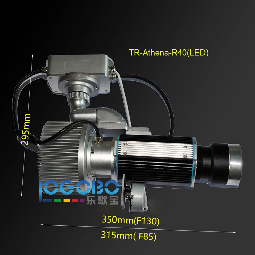Яркий 40 Вт светодиодный проектор Gobo дешевые пользовательские движущиеся дерево гобо сценическое освещение эффект рекламный логотип проекционная лампа дропшиппинг