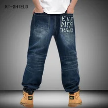 New Trousers Pants Man Hip hop Skateboarders Denim jeans Autumn Winter Loose baggy Vaqueros Hombre Masculina
