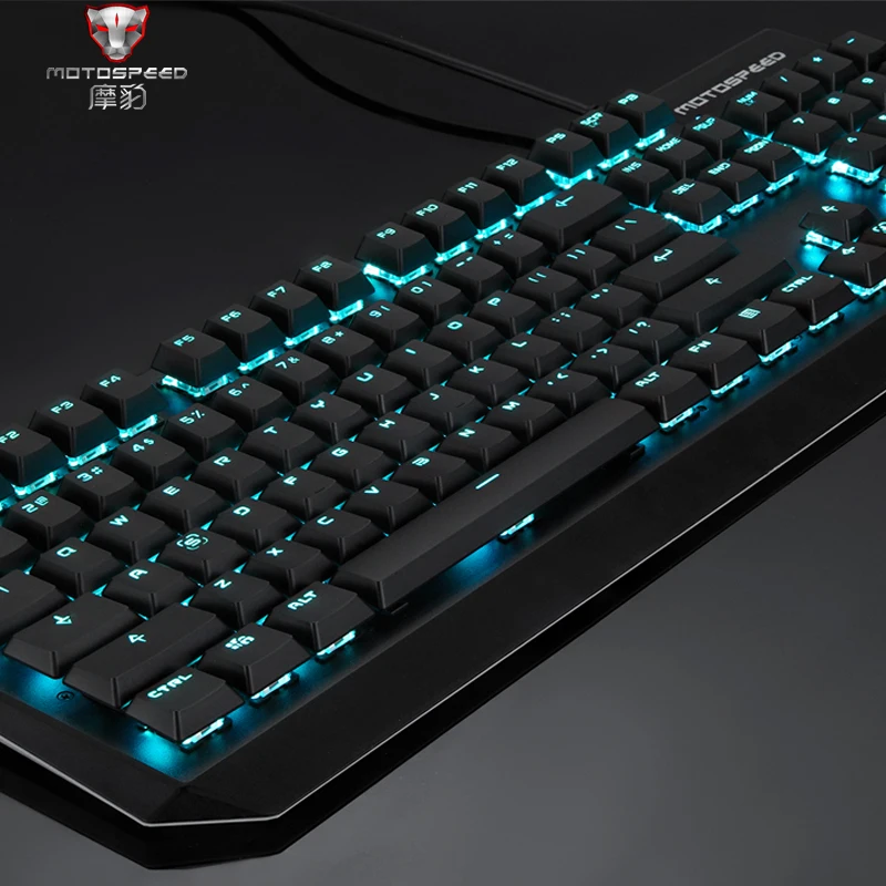 Motospeed CK95 Проводная USB игровая механическая клавиатура 104 клавиш синий/красный