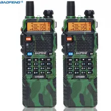 2 шт BaoFeng UV-5R с 3800 мАч длинный литий-ионный аккумулятор двухдиапазонный 136-174 и 400-520 МГц UV5R двухстороннее радио