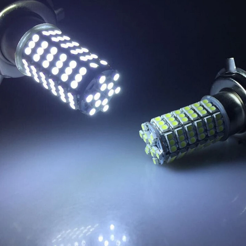 2pcs car led fog lamp H7 120 led smd 3528 120smd led light bulb lamp WHITE GJD 
