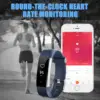 Bracelet connecté Bluetooth, podomètre, étanche, moniteur de pression artérielle, de santé, de fréquence cardiaque, d'activité physique ► Photo 2/6