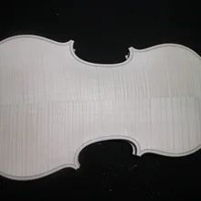 1 шт. Высококачественная незавершенная белая скрипка Европейская древесина с эбеновым грифом 4/4 E03305