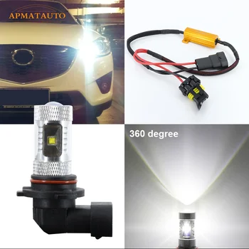 

2 x 6000K No Error 9005 HB3 XBD Chips Projector Bulb LED High Beam Daytime Running Lights For Mazda3 Mazda6 Mazda CX-5