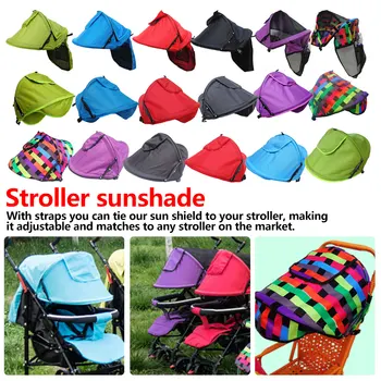 

Outdoor Multi-purpose Warm Windproof Sunshade Cover Baby Stroller Windproof parts Stroller Colorful sunscreen hood