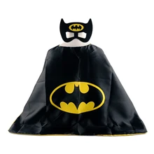1cape 1mask cloak kids superhero capes boy children superman batman spiderman halloween baby costume cosplay super