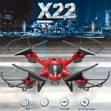 NEW X22 professional RC Drone 2.4GHz 6 Axis Gyro white or RED Remote Control quadcopter helicopter kids toy can with HD camera