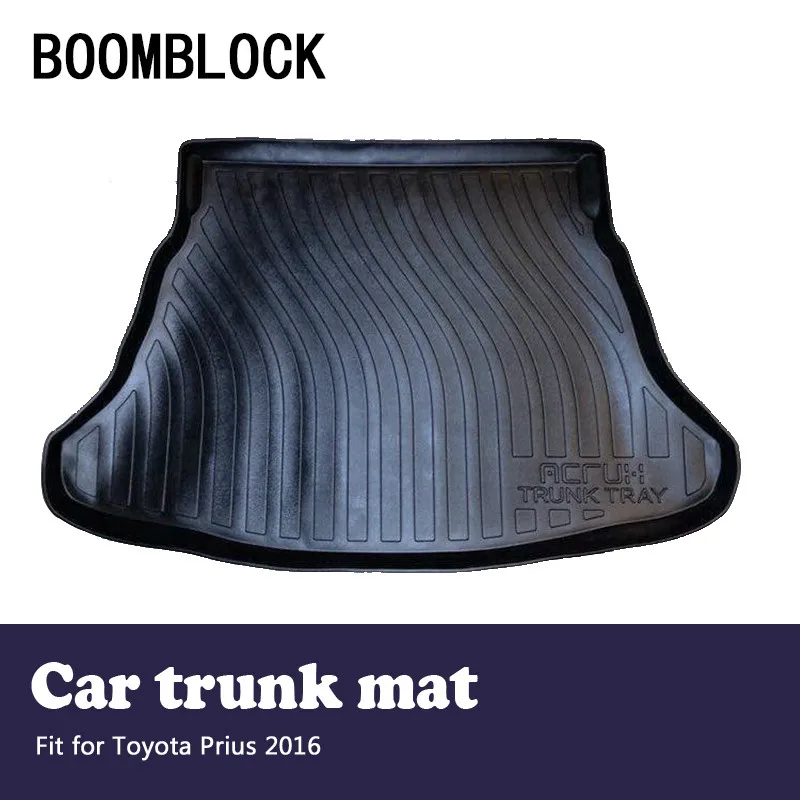 

BOOMBLOCK For Toyota Prius 2016 Waterproof Anti-slip Car Trunk Mat Tray Floor Carpet Pad Protector Auto Accessories