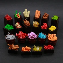 Building Blocks City Accessories Food Pizza Carrot Cherry Banana Fish Basket Hot Dog Fruit Bricks Toy Friends Figures parts bulk(China)