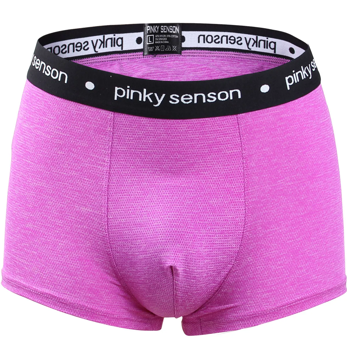 Pinky Senson, мужское нижнее белье, боксеры, нейлон, Cuecas, тонкие мужские боксеры, Homme Boxershorts, мужские трусы, calzoncillos S22DB - Цвет: Purple