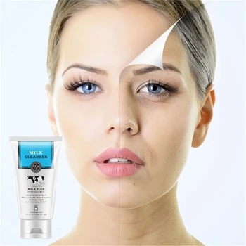 

LOVE THANKS 100g/pcs Milk Facial Cleanser Face Care for Anti Acne sterilization Oil Control Moisturizing massage