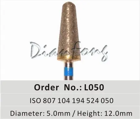 1pc 3/32&quot shank medium grit conical sintered diamond gemstone grinding | Инструменты
