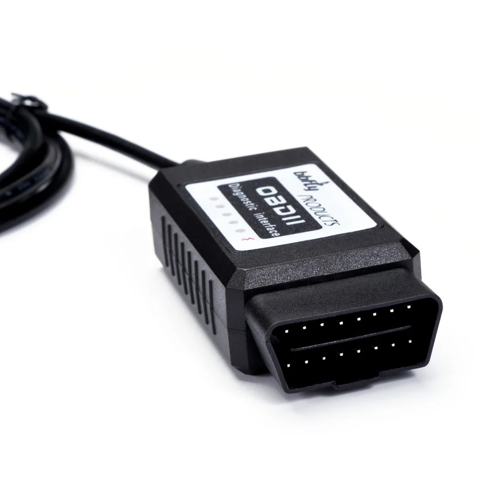 bbfly-BF32302 ELM327 USB FTDI CHIP OBD2 Elmconfig Forscan HS-can//MS-can Compatibile con Ford E Mazda