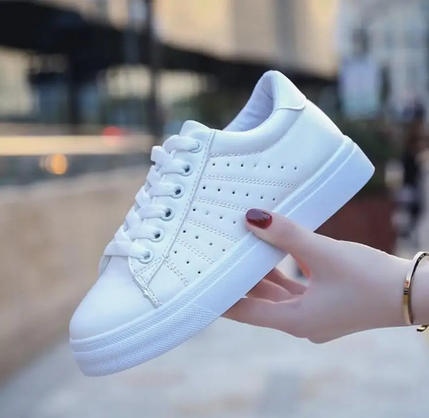 

basket femme 2019 new Spring Designer women Wedges White chunky Shoes Platform Sneakers dames Woman Tenis Feminino Female Shoes
