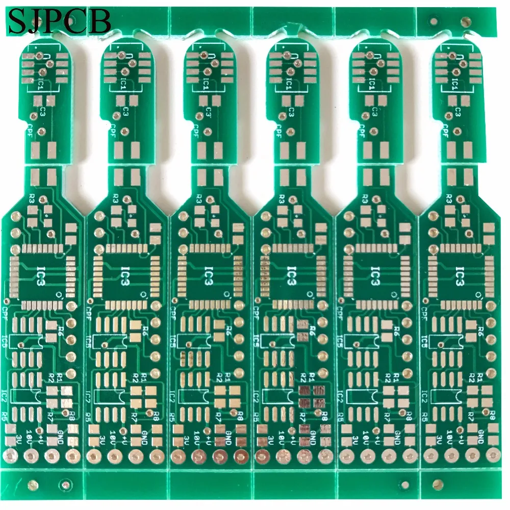 SJPCB Special Shape Outline Cut Circuit Board in Panel Panelization