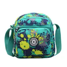 Женская маленькая сумка-мессенджер, светильник из нейлона, сумка через плечо для девушек, Милые простые сумки через плечо