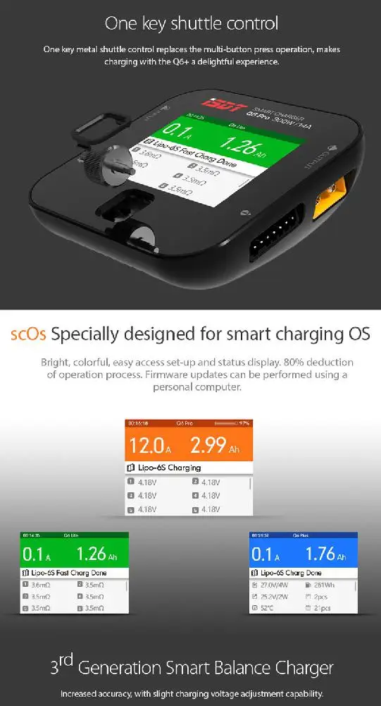 Дешево Hobbylan ISDT Q6 Pro BattGo 300 Вт 14A Карманный Lipo батарея баланс зарядное устройство, портативное зарядное устройство