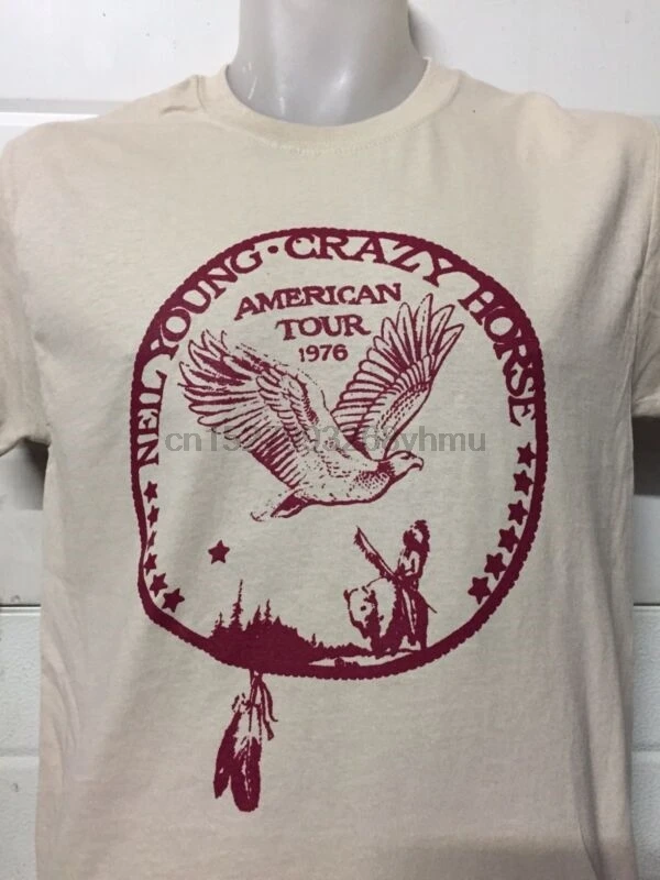 

NEIL YOUNG 1976 TOUR SHIRT crazy horse zuma poster creedence ALL SIZES