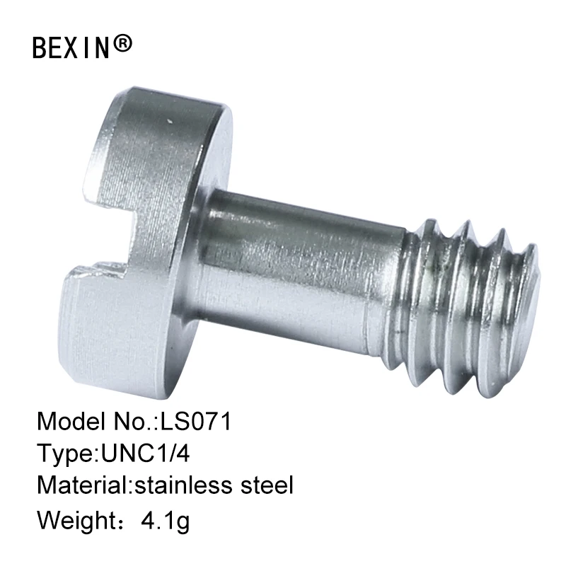 

5pcs camera mount screw 1/4" screw stainless steel quick release screw adapter for camera plate monopod tripod