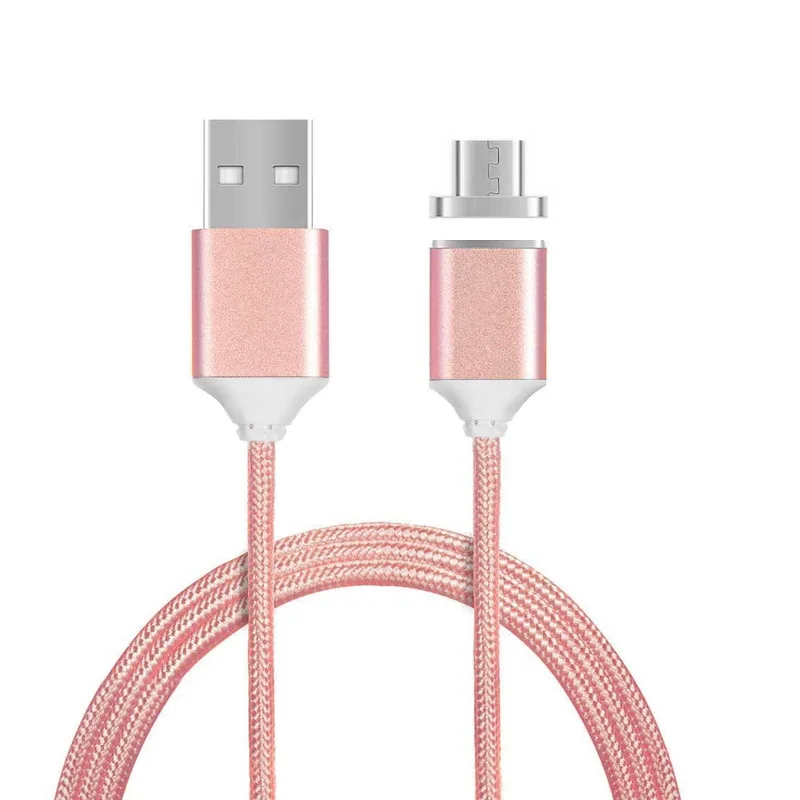 Suozun المغناطيسي كابل ، النايلون مزين مايكرو usb تهمة كابل بيانات كابل مغناطيس magnectic سريع شحن كابل ل xiaomi ، سامسونج